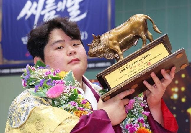 김민재, 통산 20번째 장사 타이틀! 보은단오 백두급 정상 등극!
